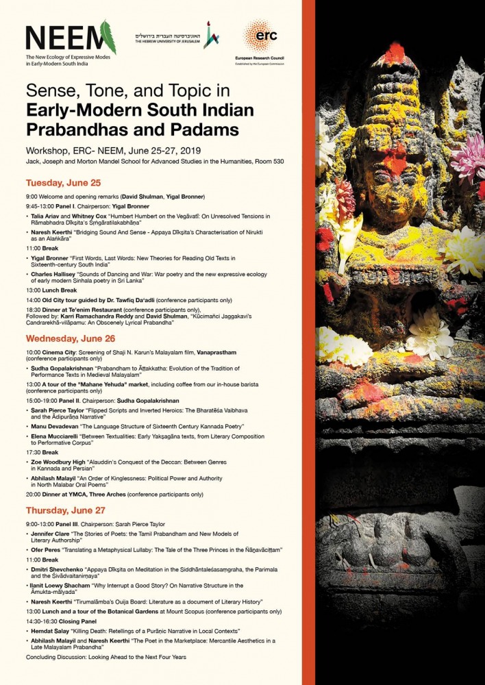 Sense, Tone, and Topic in Early-Modern South Indian Prabandhas and Padams